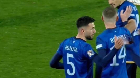 GOOOOOL: Dellova realizon super gol ndaj Islandës