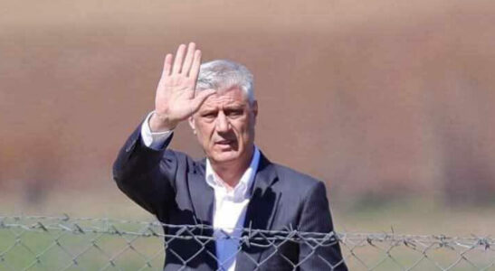 Vizitoi varrin e babait dhe takoi familjarët në EULEX, gjykimi ndaj Thaçit vijon të hënën