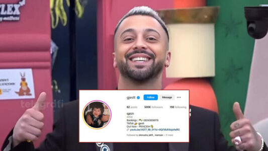 Gjesti arrin 500 mijë ndjekës në Instagram