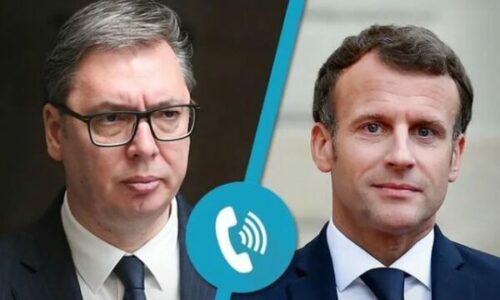 Macron tregon se ka folur në telefon me Vuçiqin