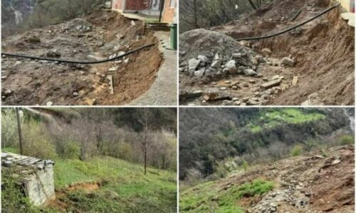 Rrëshqet dheu në një fshat të Prizrenit, evakuon banorët