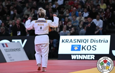 Distria Krasniqi mposht serben Nishaviq për 29 sekonda