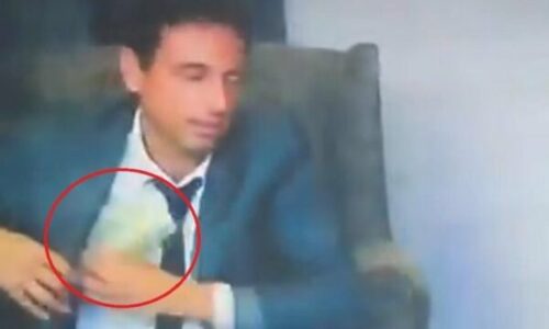 Presidenti i klubit të futbollit filmohet teksa merr 25 mijë dollarë ryshfet