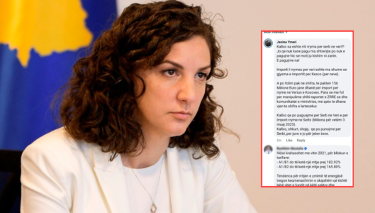 Rizvanolli fshin komentin e zyrtarës së LDK-së për rrymën në veri: ‘Pse kjo frikë ministre?’