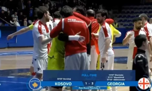Kosova mposhtet nga Gjeorgjia në futsall