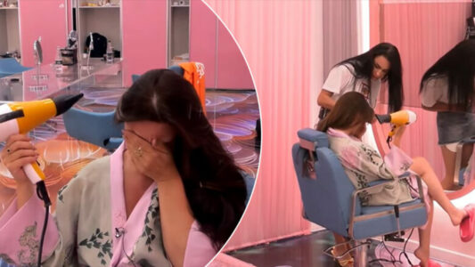 “Jam e mërzitur që po mbaron”, Rozana përlotet teksa po thante flokët – Egli i qëndron pranë