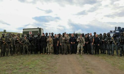 Policia merr pjesë në një ushtrim të përbashkët me KFOR-in në veri