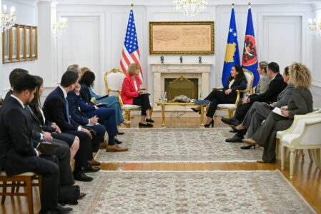 Osmani i pret kongresistet amerikane, rruga euroatlantike e Kosovës, qëllim i palëkundur