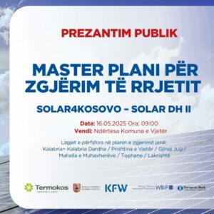 Organizohet prezantim publik për “Master planin për zgjerimin e rrjetit të ngrohjes”