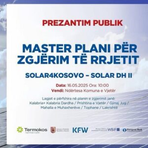Organizohet prezantim publik për “Master planin për zgjerimin e rrjetit të ngrohjes”