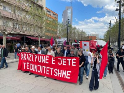 Protestë për 1 Maj: U ngrit zëri kundër padrejtësive ndaj punëtorëve