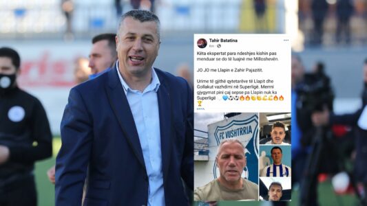 “Merrni gjygymat pini çaj se pa Llapin nuk ka Superligë”, ‘eskalon’ Batatina me reagimin e tij