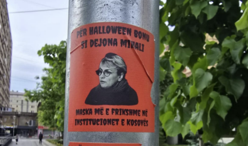 “Maska më e frikshme në institucionet e Kosovës…”, shfaqen afishe kundër Dejona Mihalit