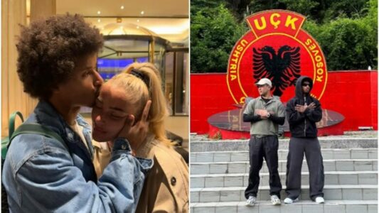 Karim Adeyemi viziton memorialin e UÇK-së në Shtërpcë, e bën simbolin e shqiponjës