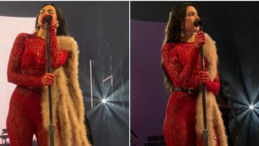 Dua Lipa mahnit publikun në Madrid, ndërsa interpreton një këngë të Enrique Iglesias në spanjisht