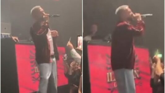 Gjesti gjatë performancës në koncertin në Gjermani: Jam duke vuajtur, shumë keq i kam punët