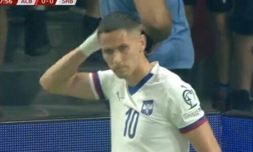 Pas dhjetë minutave serbët nisën ankesat, Lukic tha se u godit në kokë gjatë një këndoreje