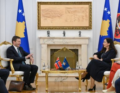 Presidentja Osmani takon të dërguarin e posaçëm të Norvegjisë për Ballkanin Perëndimor