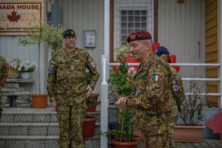 Gjenerali Barduani: Trupat kanadeze janë thelbësore për sigurinë në Kosovë