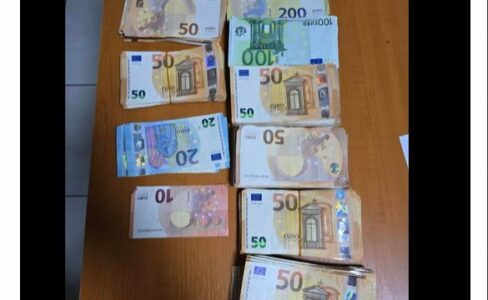 Dogana kap 55 mijë euro të padeklaruara në Vërmicë