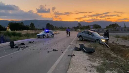 Aksident i rëndë mes dy veturave në Pogradec, lëndohen tre persona