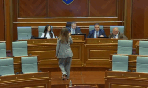 ”Kryesuesi po abuzon dhe po shkel Kushtetutën.”, ”Sigurimi ndërprene” – tension në Kuvend mes Vlora Çitakut dhe Avni Deharit