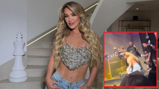 Tuna merr në thua, rrëzohet me t’u ngjitur në skenë