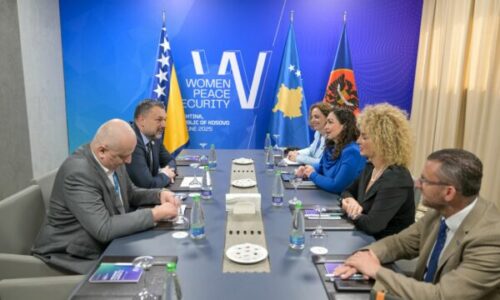 Osmani takohet me ministrin e jashtëm boshnjak: Vizita e tij dëshmon rëndësinë për stabilitet në rajon