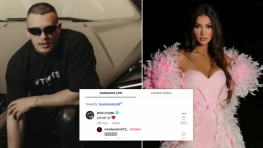 Don Xhoni nuk i ndahet ish-banores së Big Brother VIP Albania