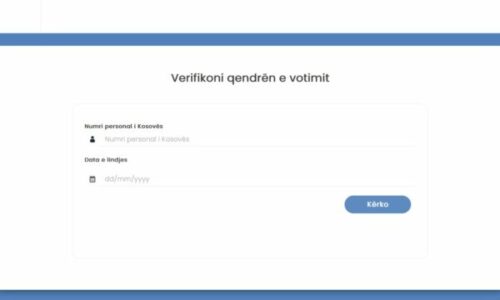 Ja se si mund ta shikoni se ku e keni Qendrën e Votimit më 12 tetor