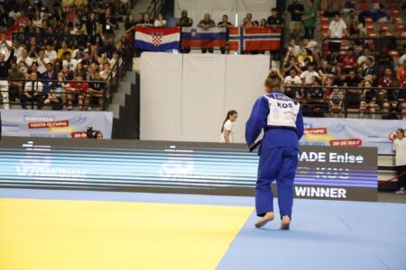 Xhudistja Enise Zijade e fiton medaljen e bronztë në garën “EYOF Shkupi 2025”