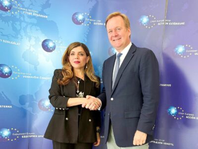 Shefja e UNMIK vizitë në Bruksel, takon Emisarin Sorensen dhe të tjerë, i jep mbështetje dialogut Kosovë- Serbi