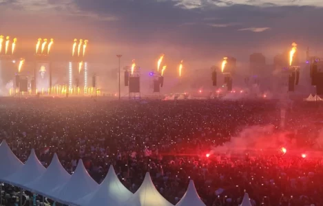 Bllokohet Zagrebi, qindra mijëra njerëz në koncertin e Marko Perkoviq – Thompsonit