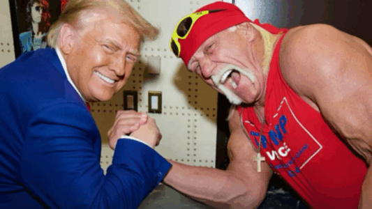 Trump i jep lamtumirën Hulk Hoganit me një foto të veçantë