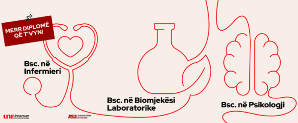 Studio Infermieri, Biomjekësi ose Psikologji në UNI – Universum me program amerikan nga ASU!