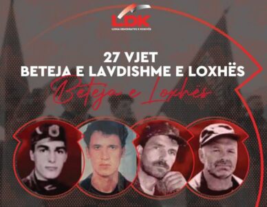 Abdxhiku kujton Betejën e Loxhës: Gjaku i derdhur, amanet në rrugëtimin tonë të përditshëm