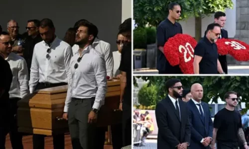 Lamtumira e fundit për Diogo Jotën dhe vëllain e tij André Silva: Një ditë plot dhimbje në Gondomar