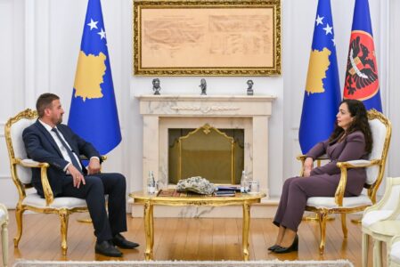 Takimi me liderët e partive, Presidentja takon edhe Rasim Demirin