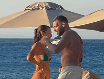 Nuk fshihen më, Sara Hoxha dhe Erik Fullani të lumtur në plazh