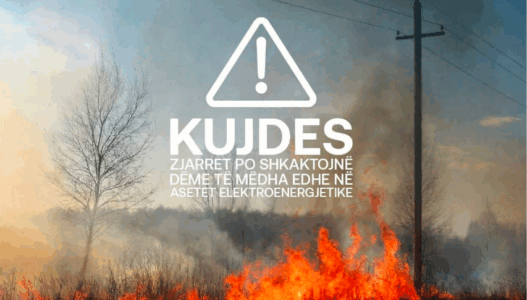KOSTT-i ndërpret rrymën në disa zona, shkaku i zjarreve dhe erërave