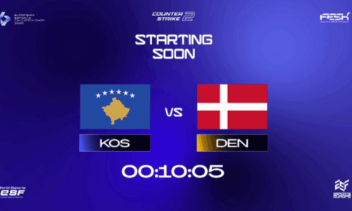 Pas pak ndeshja e Kosovës në Europianin e CS2, këtu mund ta ndiqni live