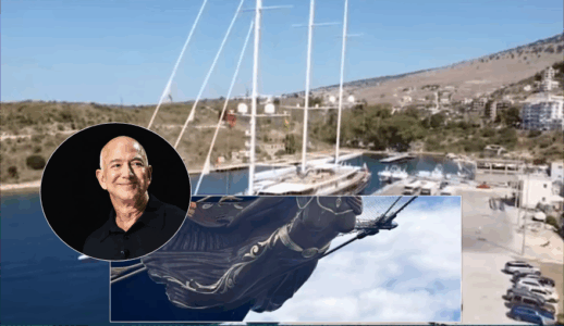 Jahti super luksoz i Jeff Bezos, “Koru” vendoset në brigjet shqiptare