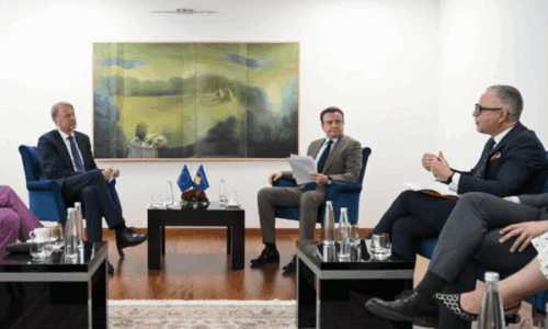 Pas seancës në Kuvend që dështoi, shefi i Zyrës së BE-së i shkon në Qeveri Kurtit