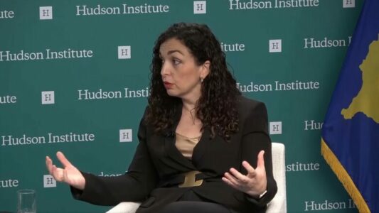 Osmani: Kosova po fuqizon industrinë e mbrojtjes, duhet anëtarësim në NATO