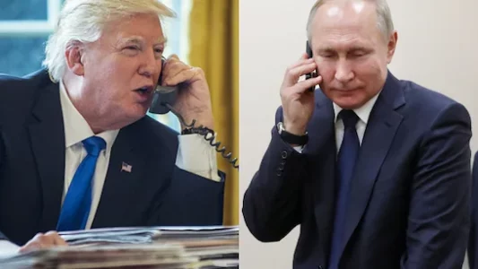 Putin ndërpret takimin për t’iu përgjigjur telefonatës së Trumpit: Nuk mund ta lë të presë