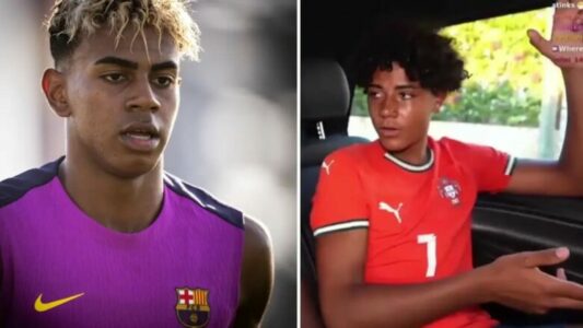 Djali i Ronaldos u pyet nëse Yamal ishte më i mirë se babai i tij, përgjigja e tij mund t’ju befasojë (Video)