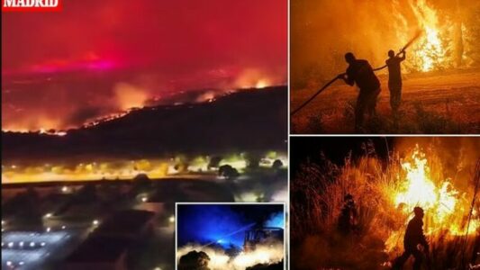 Zjarri i shkakton probleme Spanjës, gjendje e rëndë në Madrid