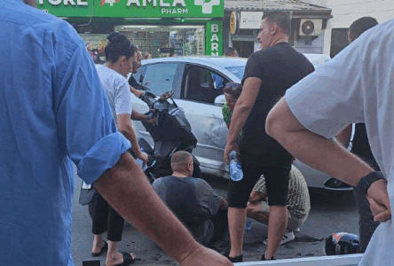 Policia: Një person i lënduar nga aksidenti mes veturës dhe motoçikletës
