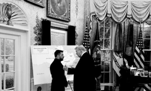 “Tokë për paqe”- harta e territoreve ukrainase të pushtuara nga rusët, pjesë e bisedimeve Trump-Zelensky