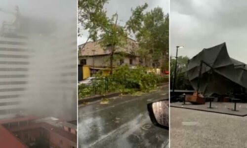 Stuhia e fortë përfshin Shqipërinë: Vonesa në fluturime, pemë të rrëzuara dhe rrugë të përmbytura